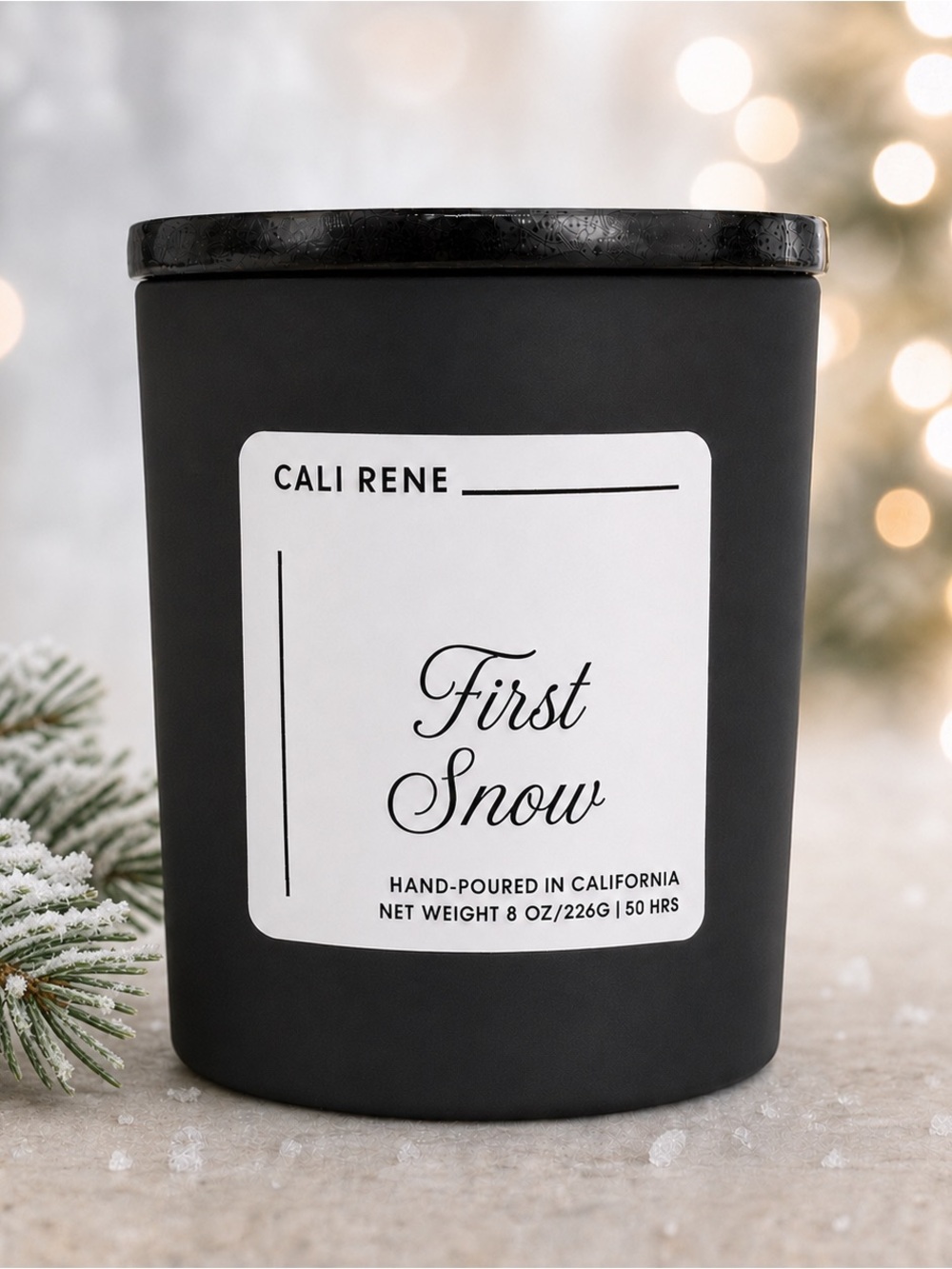 First Snow Coconut Wax Candle 8 oz